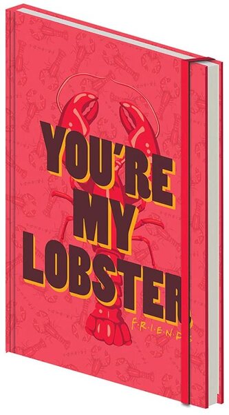 Poznámkový A5 blok Friends|Přátelé: Jsi můj humr (14,8 x 21 cm)