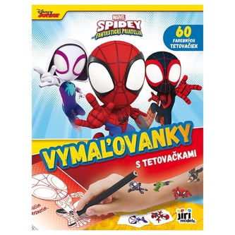 Vymalovávanky s tetovačkami Spidey