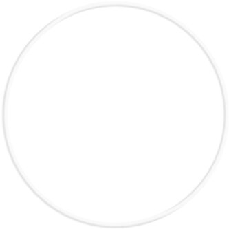 Obręcz metalowa biała 50cm