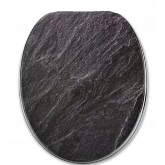 DURAmat WC prkénko,  MARBLE, MDF, soft close