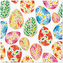 Ubrousky PAW L 33x33cm Watercolor eggs