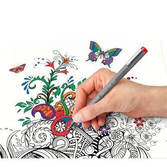 Liner "Pigment Liner", 6 různých barev, 0,3 mm, STAEDTLER