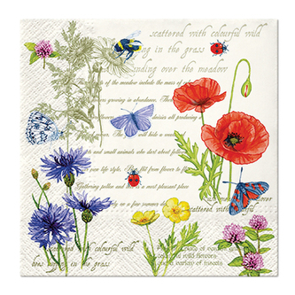 Ubrousky PAW L 33x33cm Vintage Summer