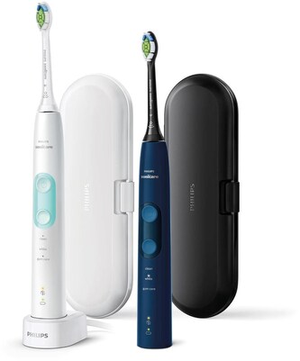 Philips Sonicare HX6851/34 elektrický zubní kartáček, sonický, 3 režimy, časovač, bílá a námořnická modrá