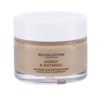Revolution Rozjasňující pleťová maska Skincare Honey & Oatmeal (Nourish & Glow Face Mask) 50 ml woman