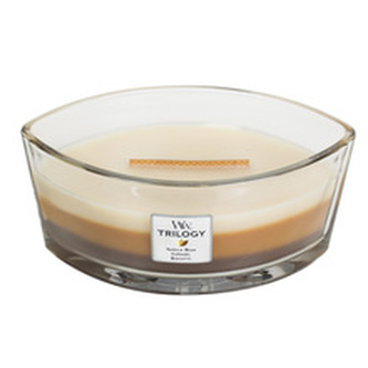 WoodWick Vonná svíčka loď Trilogy Cafe Sweets 453 g unisex