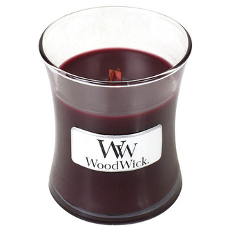 WoodWick Black Cherry svíčka váza 85g