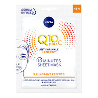 Nivea Textilní 10 minutová maska Q10 Plus C (10 Minutes Sheet Mask) 1 ks woman