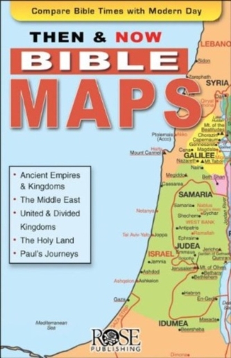 Then and Now Bible Maps 5pk