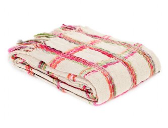 Bavlněný pléd  | TANIS | s barevnými nitěmi | 130x170 cm | SS23 840000 Homla