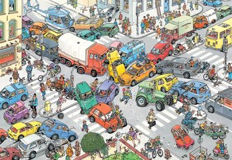 Puzzle JvH Dopravní chaos 3000 dílků