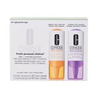 Clinique Fresh Pressed Clinical denní pleťové sérum Fresh Pressed Daily Booster 8,5 ml + noční pleťové sérum Fresh Pressed Overnight Booster 6 ml