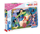 CLEMENTONI Puzzle Princezna Mulan MAXI 24 dílků