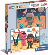 CLEMENTONI Puzzle Pocoyo 2x20 dílků