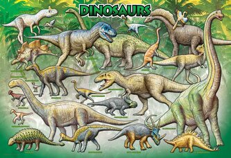 EUROGRAPHICS Puzzle Dinosauři 100 dílků