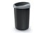 Koš odpadkový COMPACTA R FLAP černý s světle šedým víkem 40l