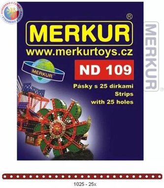 MERKUR ND109 Pásky 25 dírek set 25ks náhradní díl