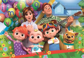 CLEMENTONI Puzzle CoComelon s rodinou MAXI 24 dílků