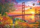SCHMIDT Puzzle Procházka k mostu Golden Gate 2000 dílků