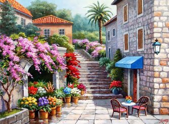 ANATOLIAN Puzzle Květinářství na jaře 260 dílků