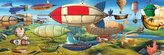 EUROGRAPHICS Panoramatické puzzle Velký závod 1000 dílků