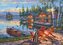 SCHMIDT Puzzle Břehy jezera Loon Lake, New York 1000 dílků