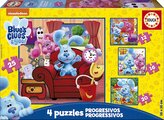 EDUCA Puzzle Blue's Clues 4v1 (12,16,20,25 dílků)