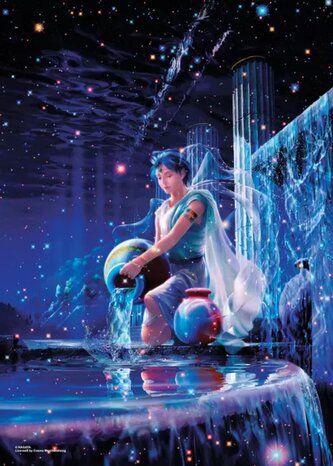 ZDEKO Puzzle Znamení - Vodnář , Aquarius 21.1. - 20.2. 500 dílků