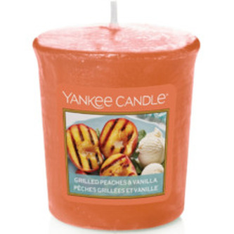 Yankee Candle Aromatická votivní svíčka Grilled Peaches & Vanilla 49 g unisex