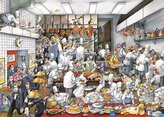 HEYE Puzzle Cartoon Classics: Kreativní kuchaři 1000 dílků