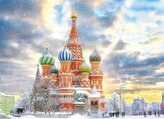 EUROGRAPHICS Puzzle Chrám Vasila Blaženého, Moskva 1000 dílků