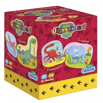 GIBSONS Dětské puzzle Dinosauři 8v1