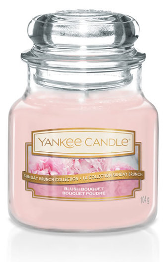 Yankee Candle Vonná svíčka Classic malá Růžolící kytice (Blush Bouquet) 104 g unisex