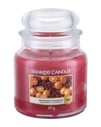 Yankee Candle Aromatická svíčka Classic střední Mandarinka a brusinka (Mandarin Cranberry) 411 g unisex