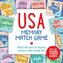 USA Memory Match Game (Set of 100 Cards)