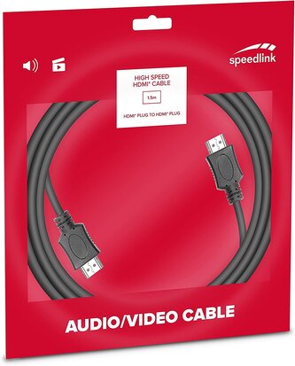 Speedlink High Speed HDMI Cable, 1.50m Basic (SL-170012-BK)
