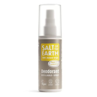 Salt Of The Earth Přírodní deodorant ve spreji s ambrou a santalem (Natural Deodorant) 100 ml unisex