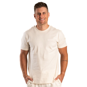 BrainMax Freestyler, béžové triko, BIO bavlna