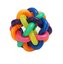 Hračka pro psa míček s rolničkou tvrdá guma 9cm
