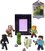MATTEL Minecraft Build-A-Portal figurka kloubová 8cm různé druhy s doplňky MATTEL Minecraft Build-A-Portal figurka kloubová 8cm různé druhy s doplňky