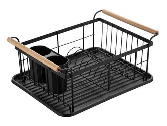 SUŠÍCÍ STOJAN COLETE 37,5X28X16CM ČERNÝ