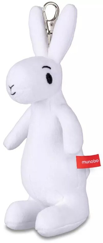 MORAVSKÁ ÚSTŘEDNA PLYŠ Králík Bobek přívěsek s karabinkou (Bob a Bobek)