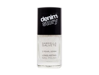 Gabriella Salvete Denim Story Lak na nehty Longlasting Nail Polish 11 ml 02 Pearl Denim pro ženy