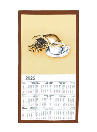 Kalendář textilní, Káva 2025 S hůlkou