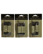 Tkaničky voskované Mil-Tec 180 cm 2 páry - černé, 180