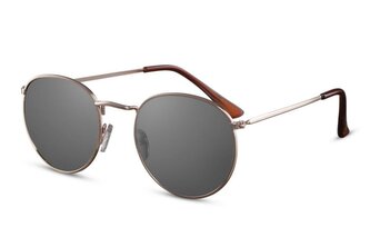 Sluneční brýle Solo Lenonky - zlaté-hnědé