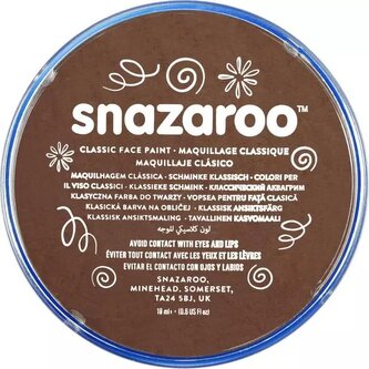 SNAZAROO Barva na obličej Světle hnědá (Light Brown) 18ml