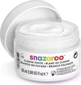 SNAZAROO Farba do twarzy - biały klaun 50 ml