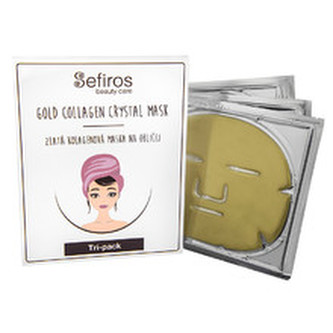 Sefiros Zlatá kolagenová maska na obličej (Gold Collagen Crystal Mask) 3 ks woman