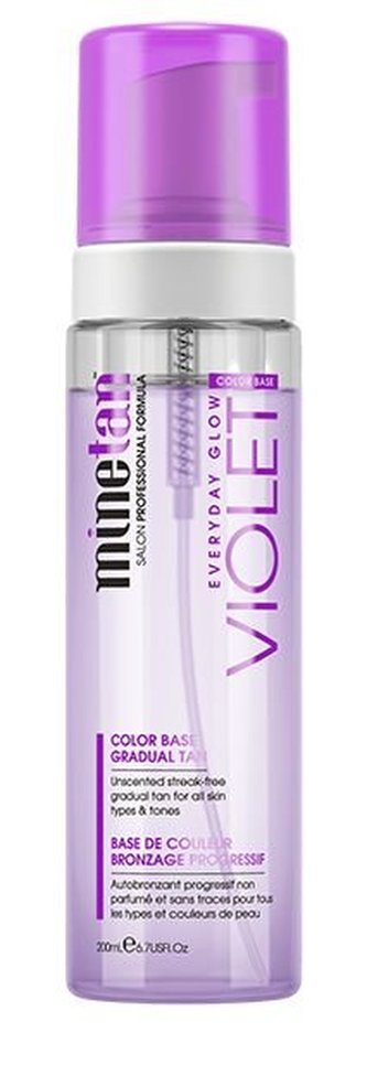 Minetan Samoopalovací pěna pro postupné opálení Violet (Gradual Tan Foam) 200 ml woman